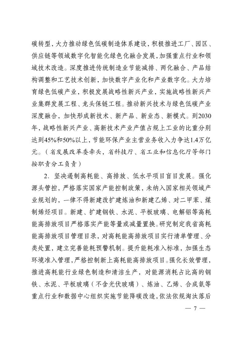 《江苏省碳达峰实施方案》印发 实施“碳达峰八大专项行动” 《江苏省碳达峰实施方案》印发 实施“碳达峰八大专项行动”