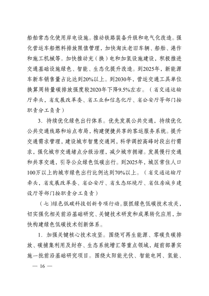 《江苏省碳达峰实施方案》印发 实施“碳达峰八大专项行动” 《江苏省碳达峰实施方案》印发 实施“碳达峰八大专项行动”